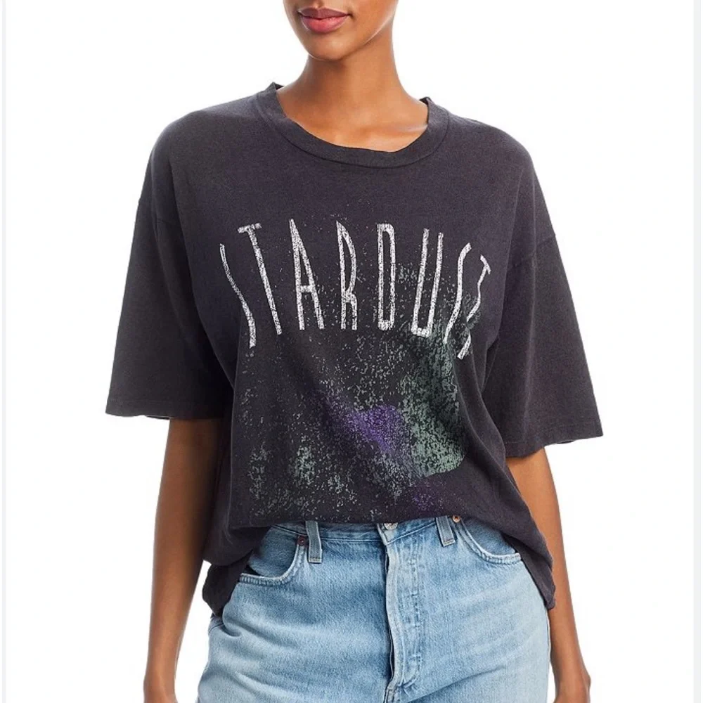 Anine Bing Joel Cotton Stardust Tee